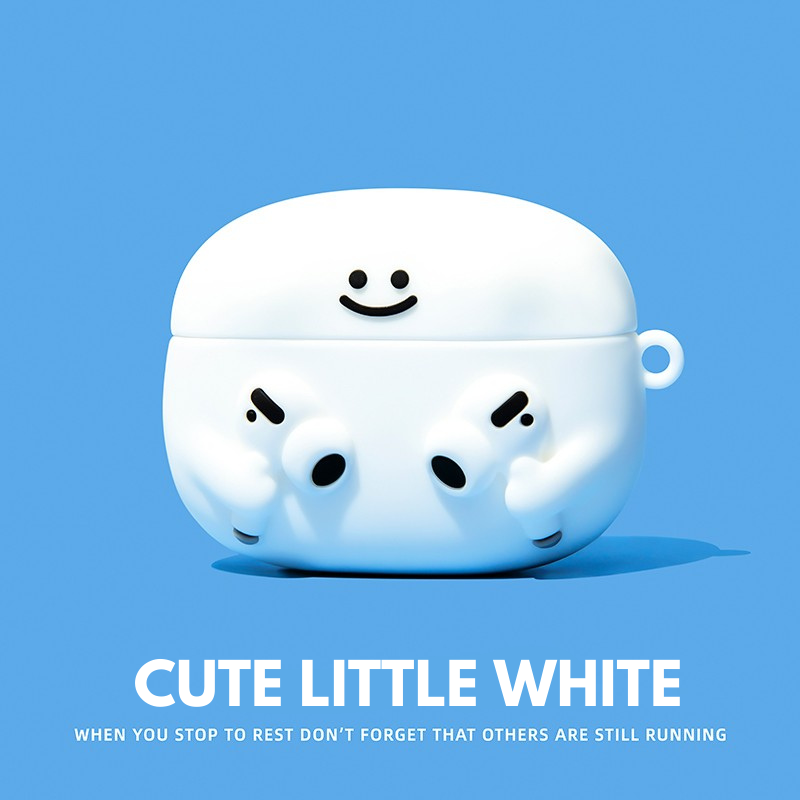Cute Little White AirPods Kılıfı