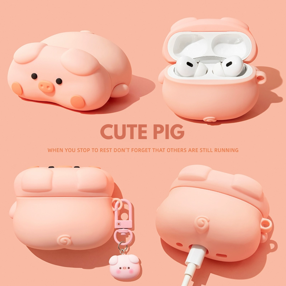 Cute Pig AirPods Kılıfı