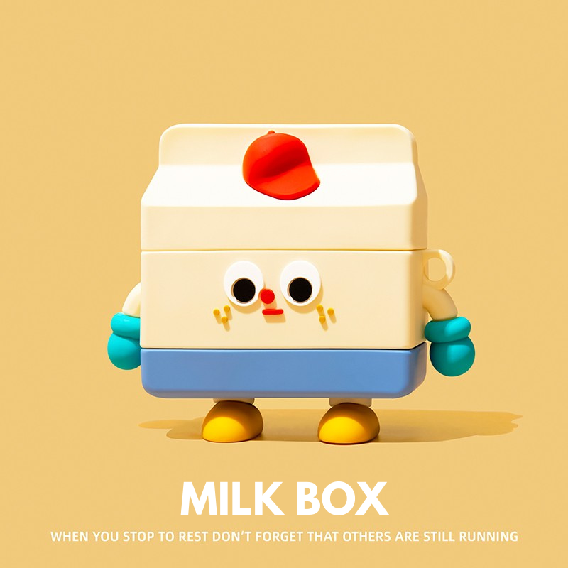 Milk Box AirPods Kılıfı