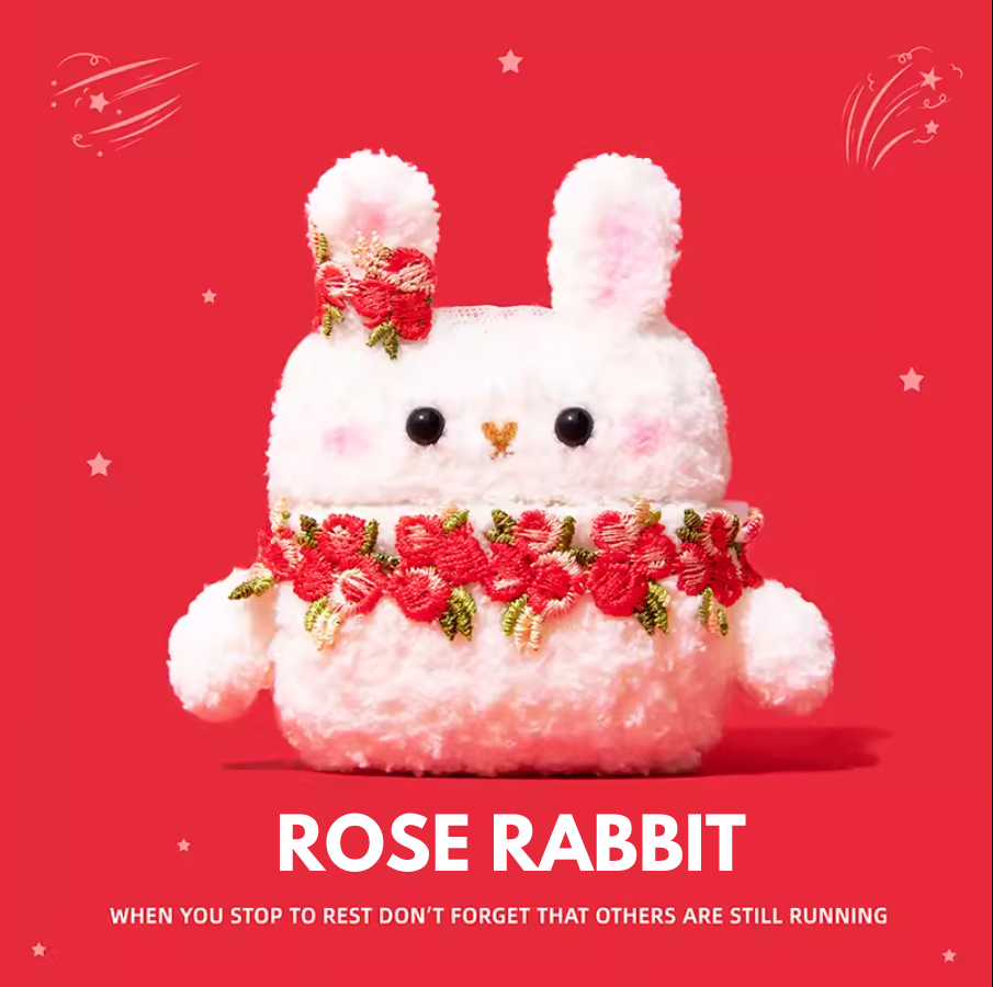 Rose Rabbit AirPods Kılıfı