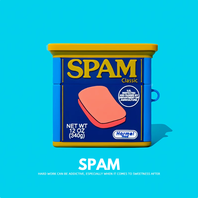 Spam AirPods Kılıfı