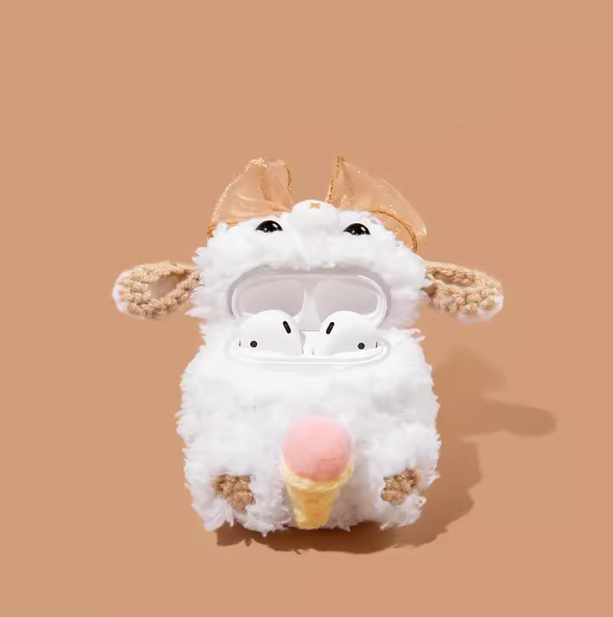 EARISE Ice Cream Bear Airpods Kılıfı Tüm modellere uygun tasarım airpods koruyucu kılıf airpods1 ve airpods2 için airpods3 airpods pro kılıfı airpods pro2 airpods4 airpods 4 kılıfı