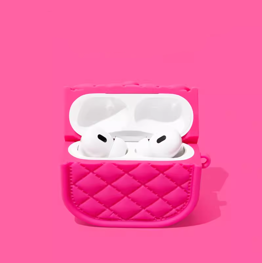 EARISE Pink Bag Airpods Kılıfı Tüm modellere uygun tasarım airpods koruyucu kılıf airpods1 ve airpods2 için airpods3 airpods pro kılıfı airpods pro2 airpods4 airpods 4 kılıfı