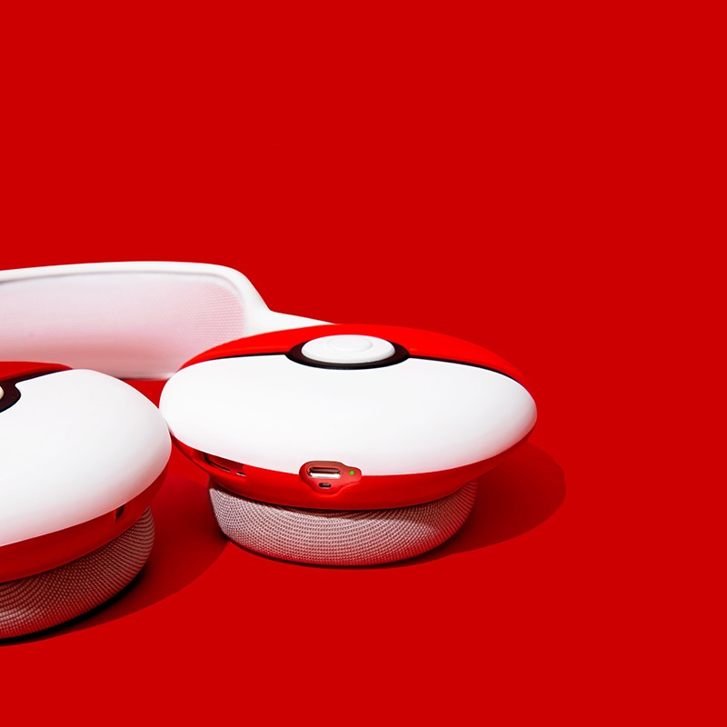 EARISE Pokeball Airpods Max Kılıfı kaymaz sıkı uyum hafif yumuşak silikon çizilme ve düşme dostu kolay yıkanabilir airpods max