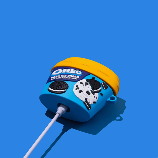 EARISE Oreo Ice Cream Airpods Kılıfı Tüm modellere uygun tasarım airpods koruyucu kılıf airpods1 ve airpods2 için airpods3 airpods pro kılıfı airpods pro2 airpods4 airpods 4 kılıfı