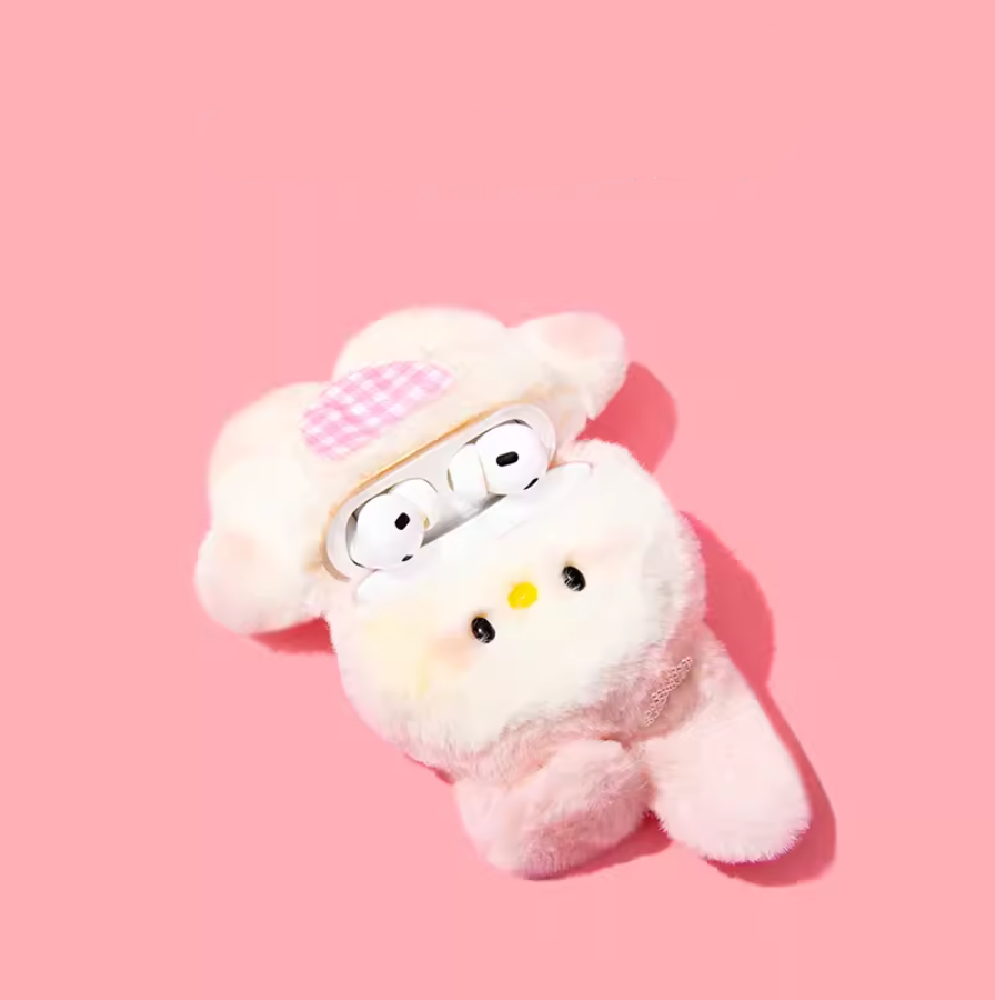 EARISE Cute Rabbit Airpods Kılıfı Tüm modellere uygun tasarım airpods koruyucu kılıf airpods1 ve airpods2 için airpods3 airpods pro kılıfı airpods pro2 airpods4 airpods 4 kılıfı