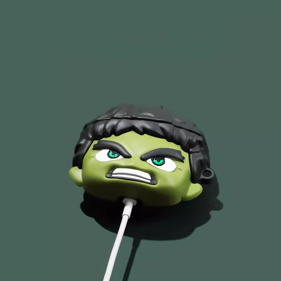 EARISE Bruce Banner Airpods Kılıfı Tüm modellere uygun tasarım airpods koruyucu kılıf airpods1 ve airpods2 için airpods3 airpods pro kılıfı airpods pro2 airpods4 airpods 4 kılıfı