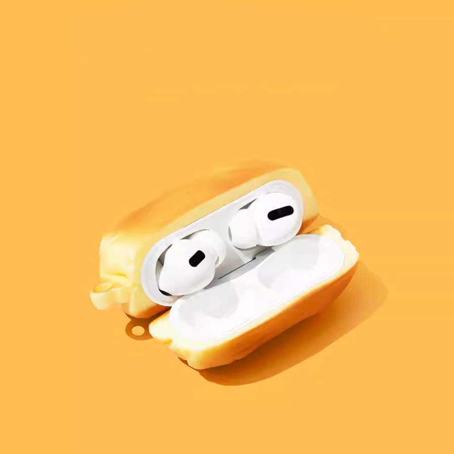 EARISE Bread Airpods Kılıfı Tüm modellere uygun tasarım airpods koruyucu kılıf airpods1 ve airpods2 için airpods3 airpods pro kılıfı airpods pro2 airpods4 airpods 4 kılıfı