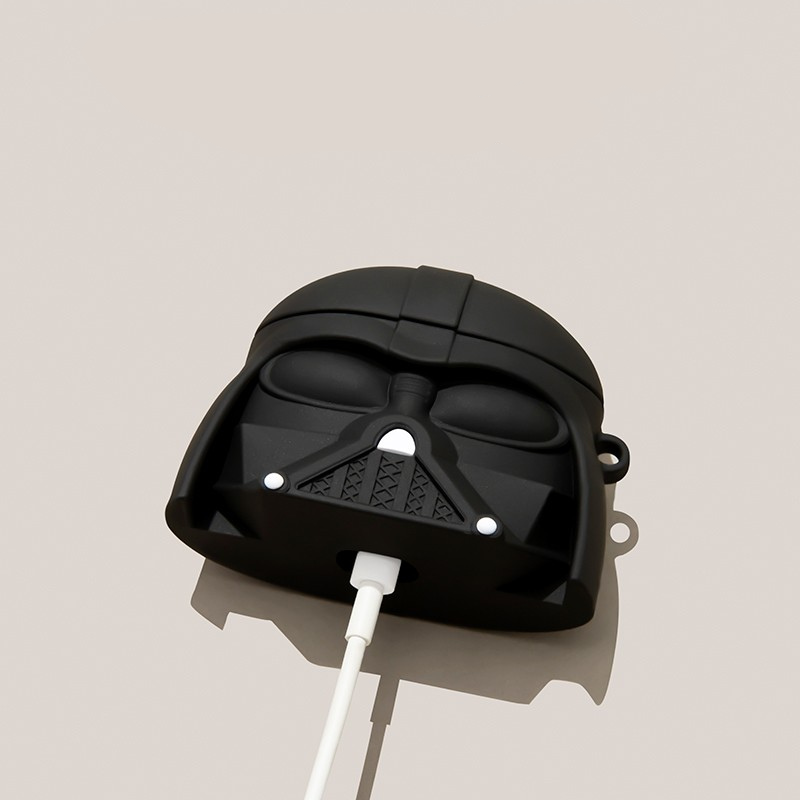 EARISE Darth Vader Airpods Kılıfı Tüm modellere uygun tasarım airpods koruyucu kılıf airpods1 ve airpods2 için airpods3 airpods pro kılıfı airpods pro2 airpods4 airpods 4 kılıfı