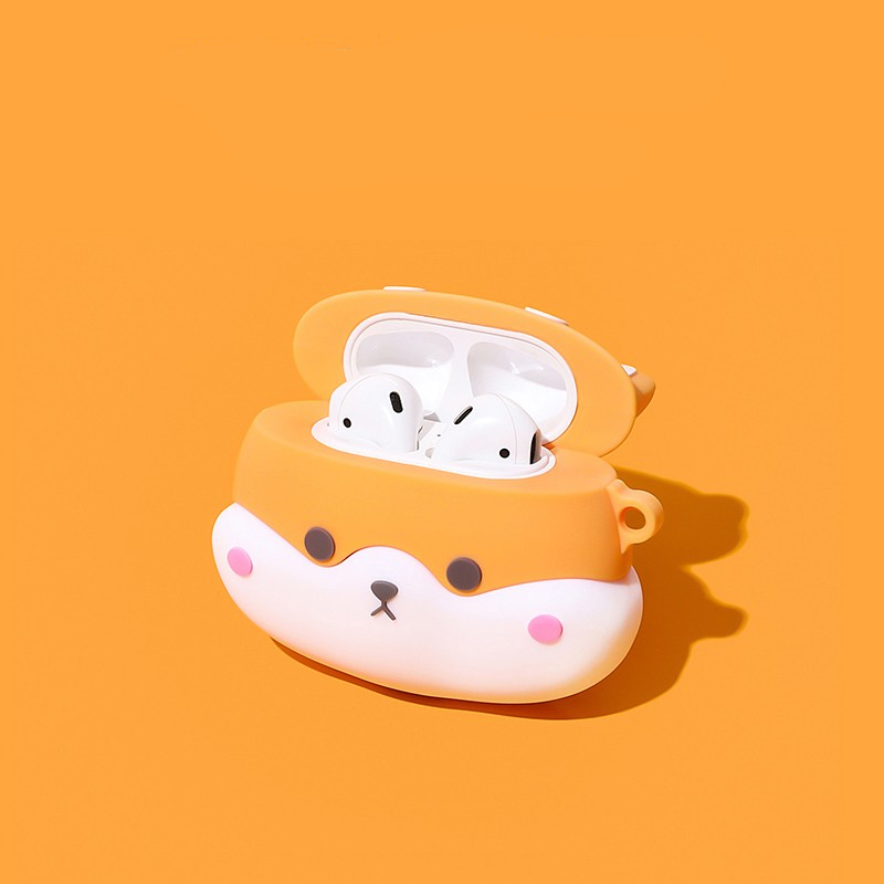 EARISE Cute Shiba Airpods Kılıfı Tüm modellere uygun tasarım airpods koruyucu kılıf airpods1 ve airpods2 için airpods3 airpods pro kılıfı airpods pro2 airpods4 airpods 4 kılıfı