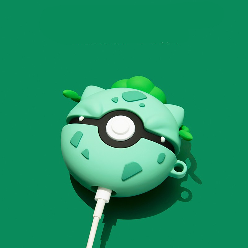 EARISE Bulbasaur Ball Airpods Kılıfı Tüm modellere uygun tasarım airpods koruyucu kılıf airpods1 ve airpods2 için airpods3 airpods pro kılıfı airpods pro2 airpods4 airpods 4 kılıfı