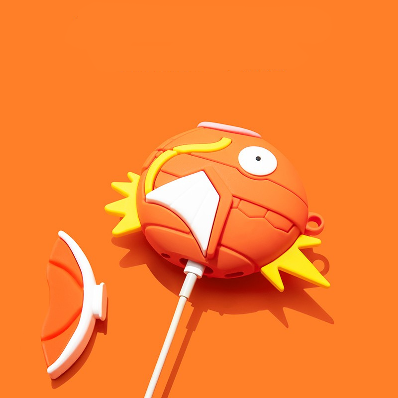 EARISE Magikarp Airpods Kılıfı Tüm modellere uygun tasarım airpods koruyucu kılıf airpods1 ve airpods2 için airpods3 airpods pro kılıfı airpods pro2 airpods4 airpods 4 kılıfı