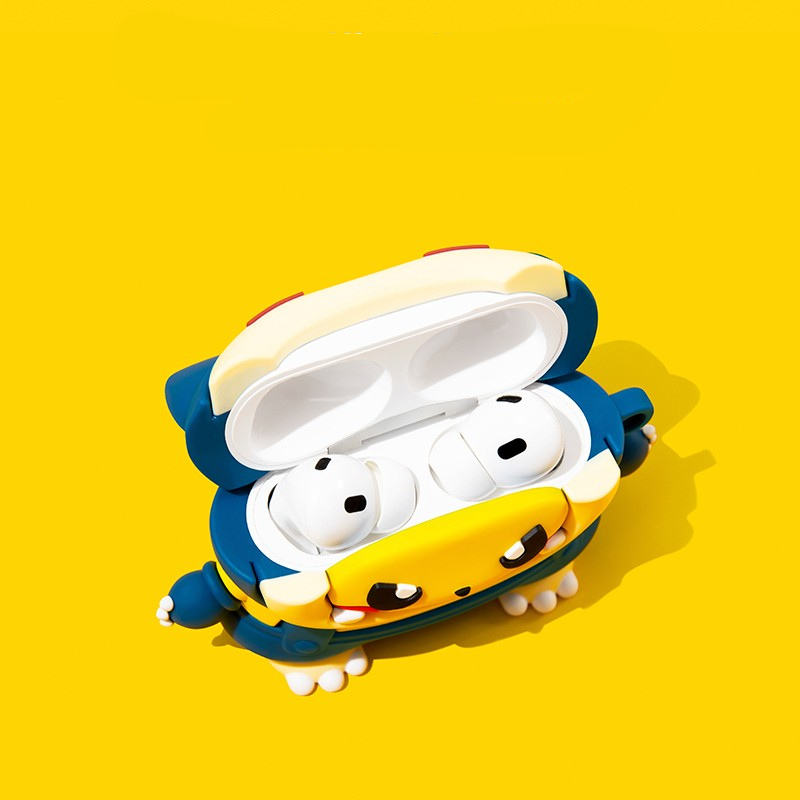 EARISE Snorlax Pikachu Airpods Kılıfı Tüm modellere uygun tasarım airpods koruyucu kılıf airpods1 ve airpods2 için airpods3 airpods pro kılıfı airpods pro2 airpods4 airpods 4 kılıfı