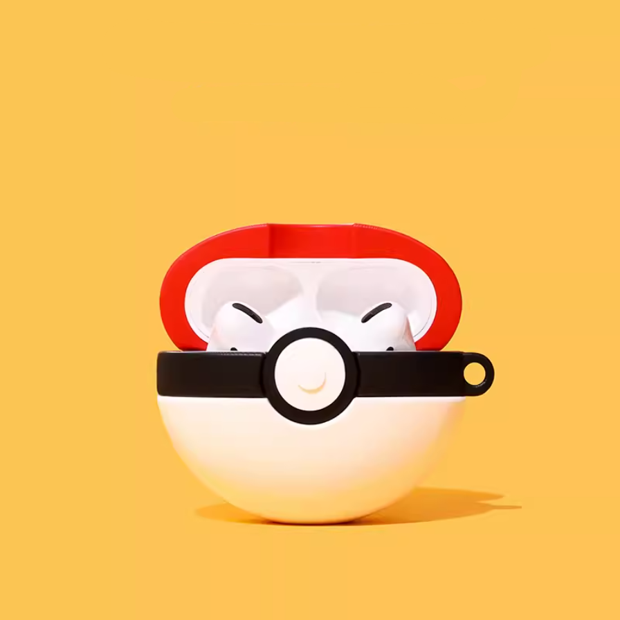 EARISE Pokeball Airpods Kılıfı Tüm modellere uygun tasarım airpods koruyucu kılıf airpods1 ve airpods2 için airpods3 airpods pro kılıfı airpods pro2 airpods4 airpods 4 kılıfı