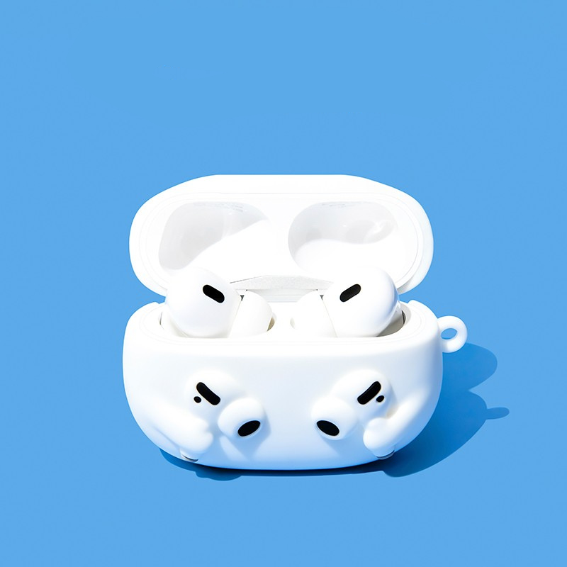 EARISE Cute Little White Airpods Kılıfı Tüm modellere uygun tasarım airpods koruyucu kılıf airpods1 ve airpods2 için airpods3 airpods pro kılıfı airpods pro2 airpods4 airpods 4 kılıfı