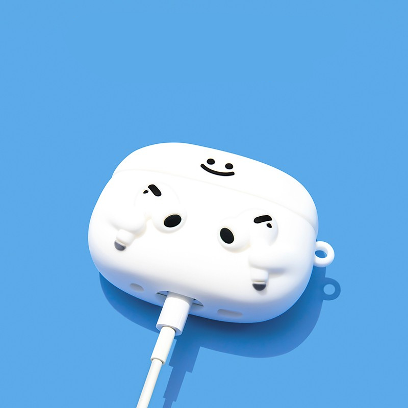 EARISE Cute Little White Airpods Kılıfı Tüm modellere uygun tasarım airpods koruyucu kılıf airpods1 ve airpods2 için airpods3 airpods pro kılıfı airpods pro2 airpods4 airpods 4 kılıfı