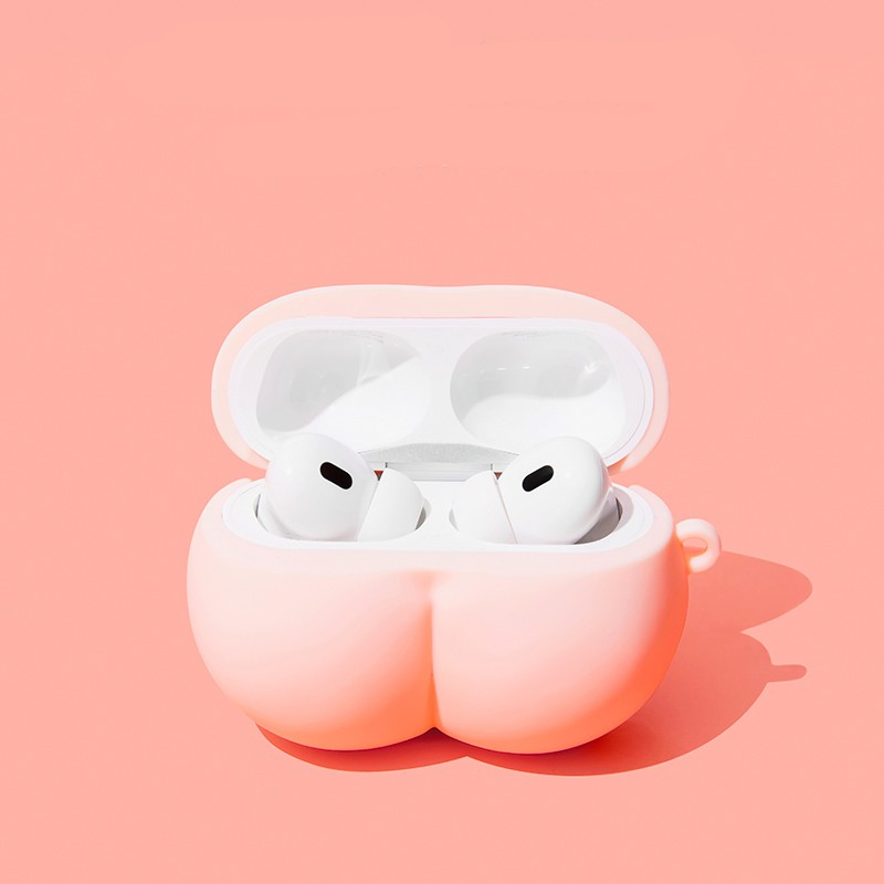 EARISE Pink Ass Airpods Kılıfı Tüm modellere uygun tasarım airpods koruyucu kılıf airpods1 ve airpods2 için airpods3 airpods pro kılıfı airpods pro2 airpods4 airpods 4 kılıfı