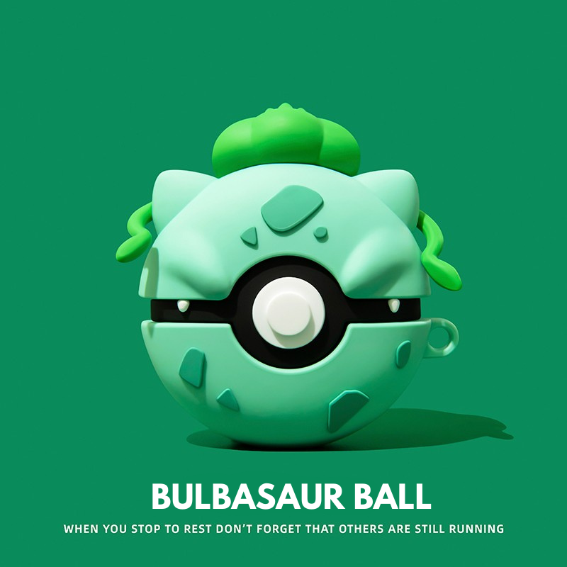 EARISE Bulbasaur Ball Airpods Kılıfı Tüm modellere uygun tasarım airpods koruyucu kılıf airpods1 ve airpods2 için airpods3 airpods pro kılıfı airpods pro2 airpods4 airpods 4 kılıfı