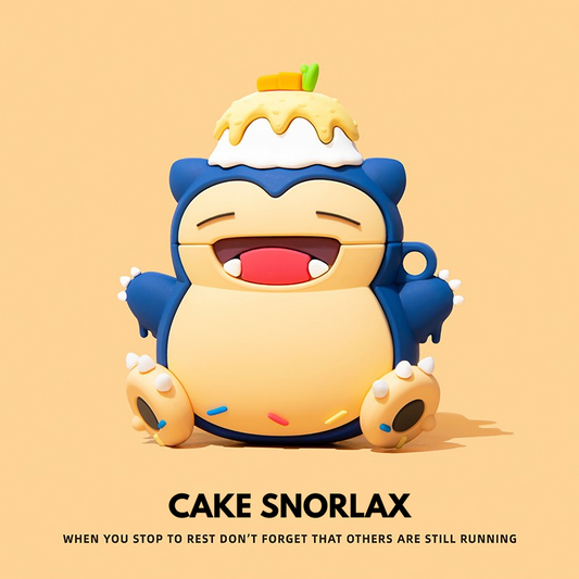 EARISE Cake Snorlax Airpods Kılıfı Tüm modellere uygun tasarım airpods koruyucu kılıf airpods1 ve airpods2 için airpods3 airpods pro kılıfı airpods pro2 airpods4 airpods 4 kılıfı