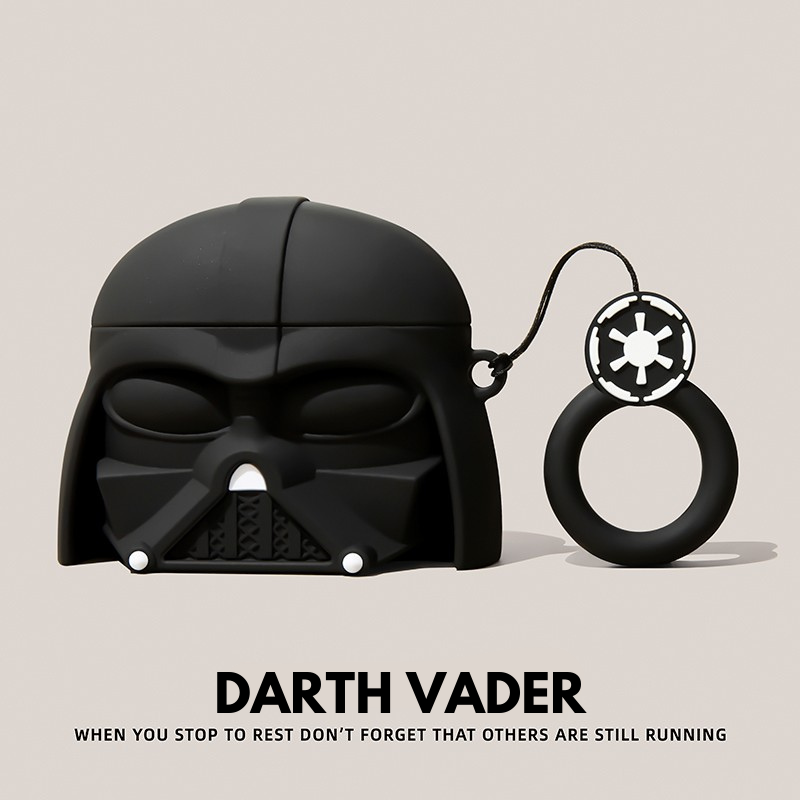 EARISE Darth Vader Airpods Kılıfı Tüm modellere uygun tasarım airpods koruyucu kılıf airpods1 ve airpods2 için airpods3 airpods pro kılıfı airpods pro2 airpods4 airpods 4 kılıfı