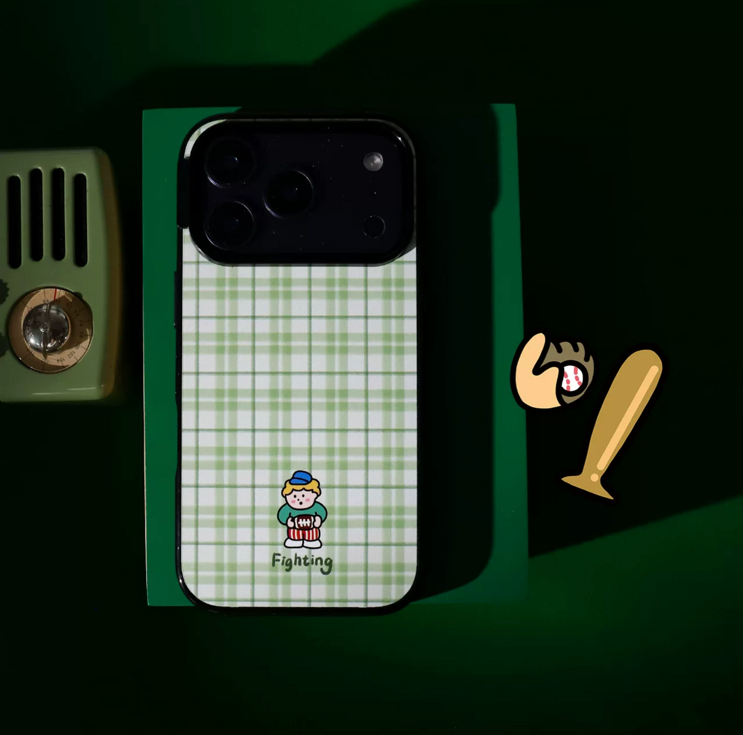 Fighting, Bear, Good Night iPhone Case