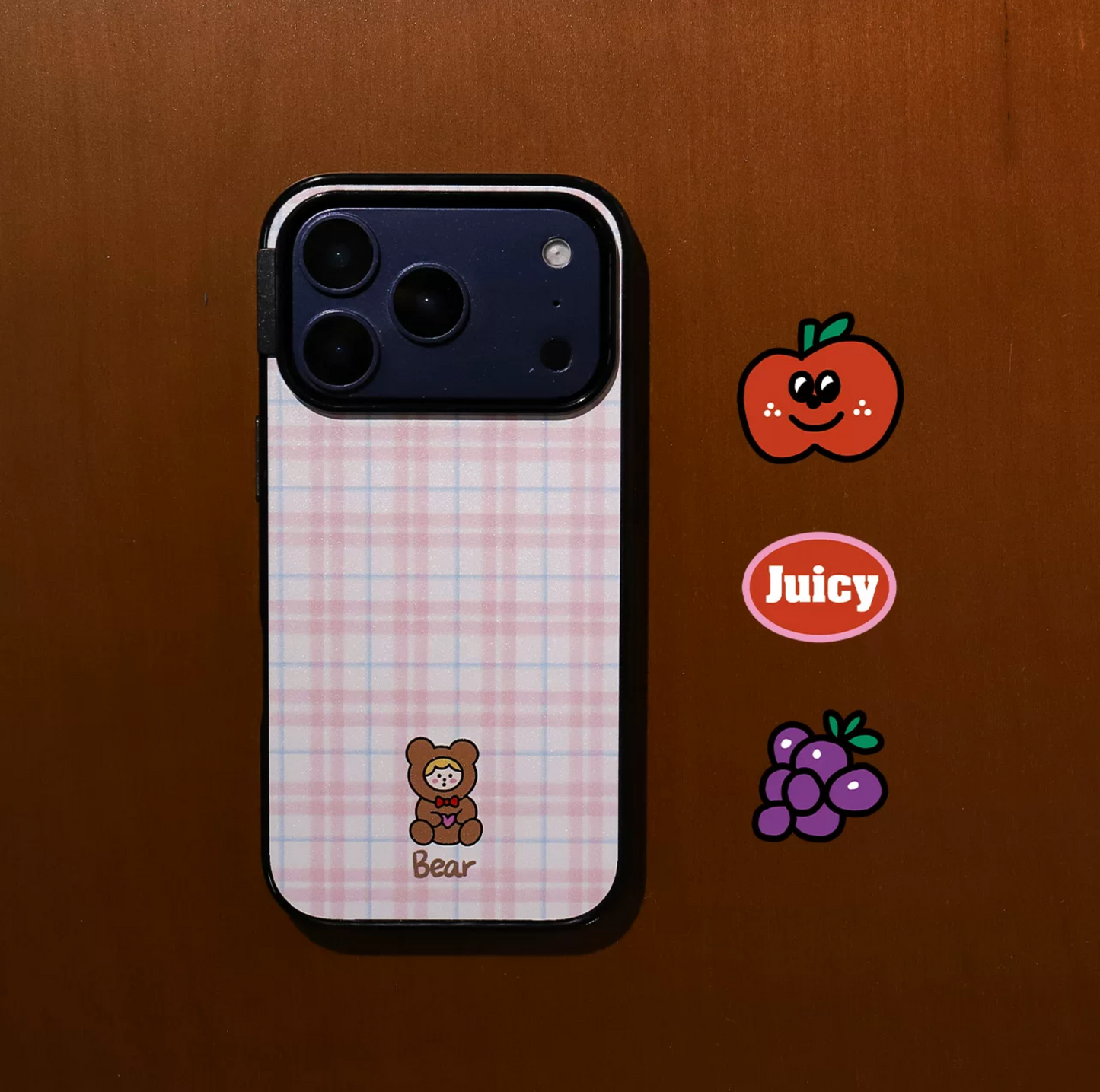 Fighting, Bear, Good Night iPhone Case