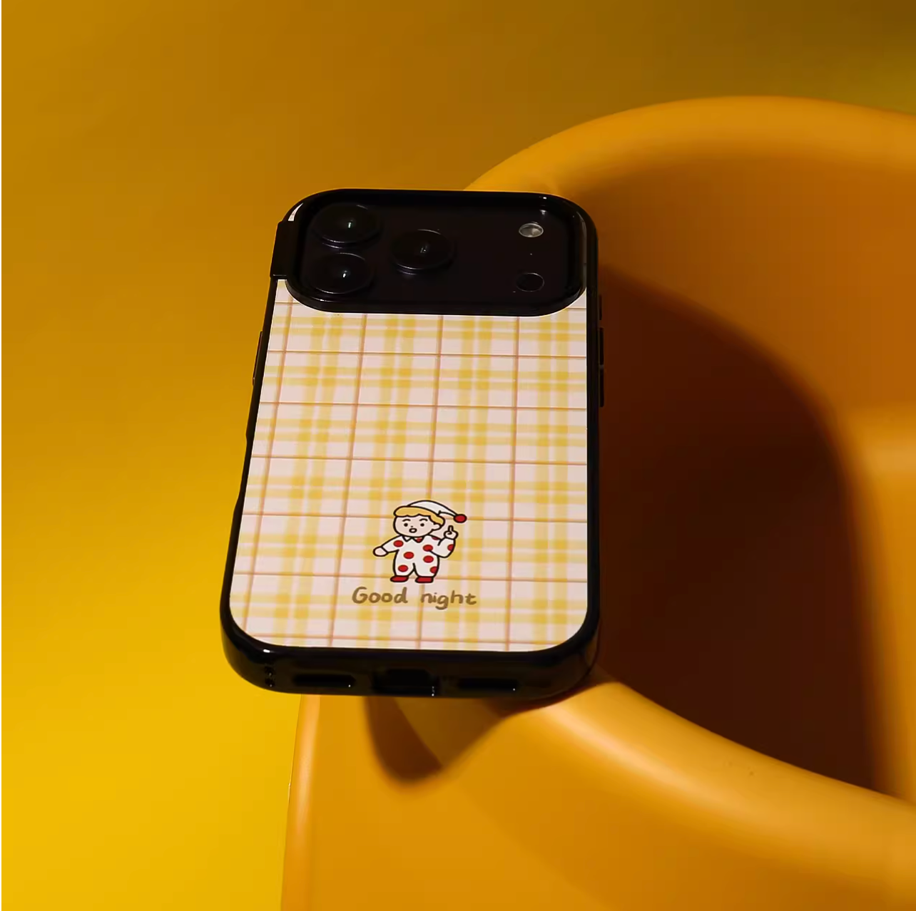 Fighting, Bear, Good Night iPhone Case