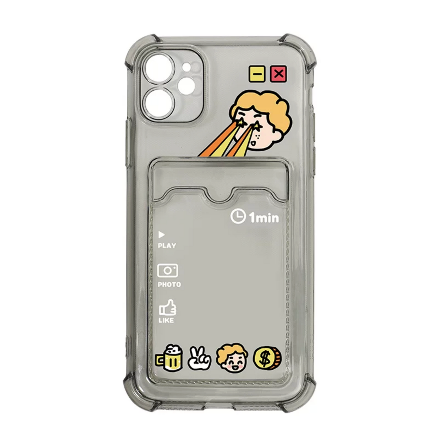 Eye Contact iPhone Case (Polaroid Photo)