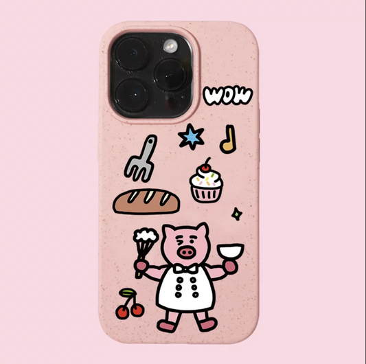Wow Pig iPhone Case