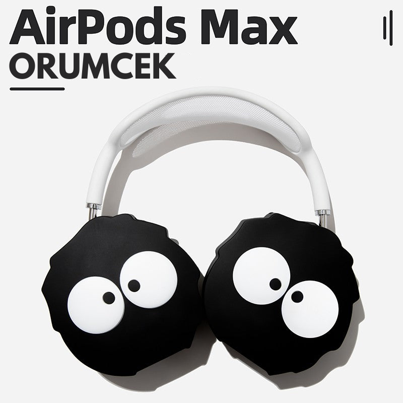 EARISE Orumcek Airpods Max Kılıfı kaymaz sıkı uyum hafif yumuşak silikon çizilme ve düşme dostu kolay yıkanabilir airpods max