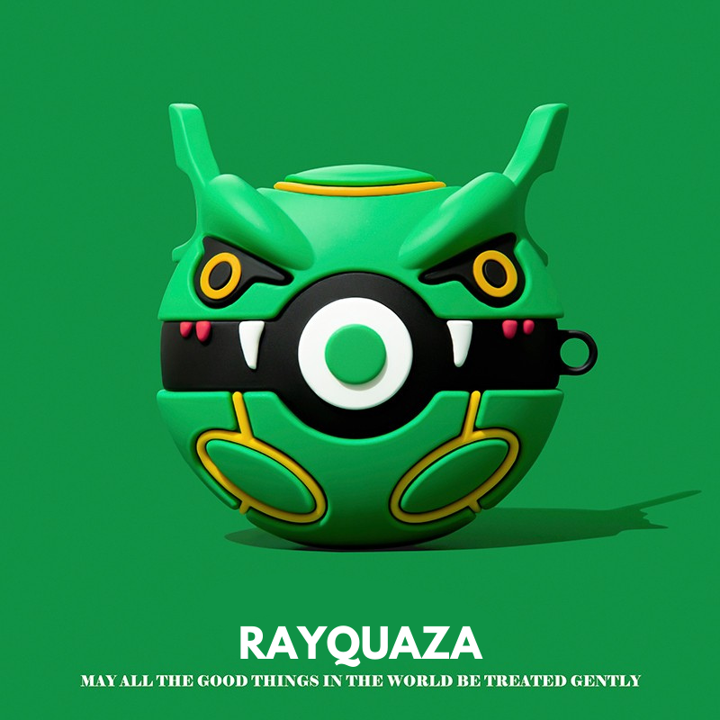 EARISE Rayquaza Airpods Kılıfı Tüm modellere uygun tasarım airpods koruyucu kılıf airpods1 ve airpods2 için airpods3 airpods pro kılıfı airpods pro2 airpods4 airpods 4 kılıfı