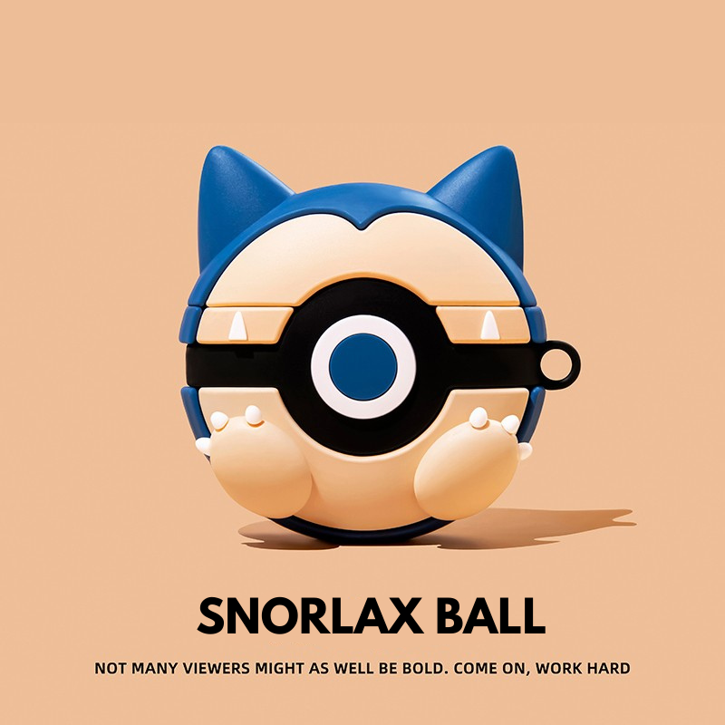 EARISE Snorlax Ball Airpods Kılıfı Tüm modellere uygun tasarım airpods koruyucu kılıf airpods1 ve airpods2 için airpods3 airpods pro kılıfı airpods pro2 airpods4 airpods 4 kılıfı