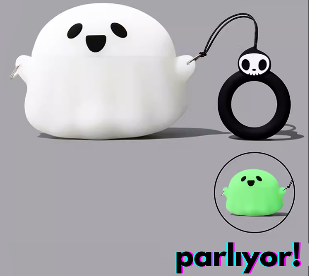 EARISE Ghost Airpods Kılıfı Tüm modellere uygun tasarım airpods koruyucu kılıf airpods1 ve airpods2 için airpods3 airpods pro kılıfı airpods pro2 airpods4 airpods 4 kılıfı